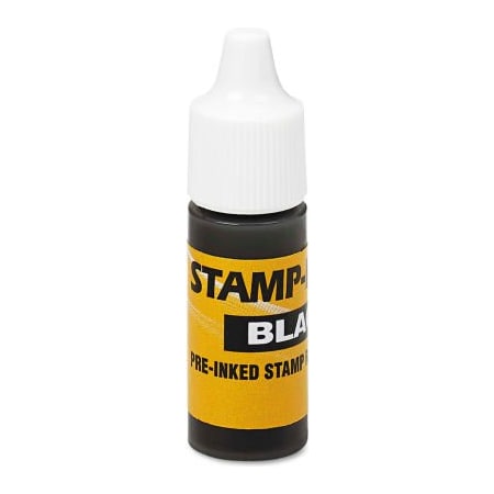 U.S. Stamp & Sign U. S. Stamp & Sign Refill Ink for Clik! & Universal Stamps, 7ml-Bottle, Black IK60